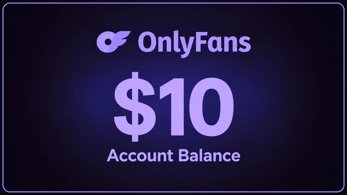 OnlyFans Balance $10