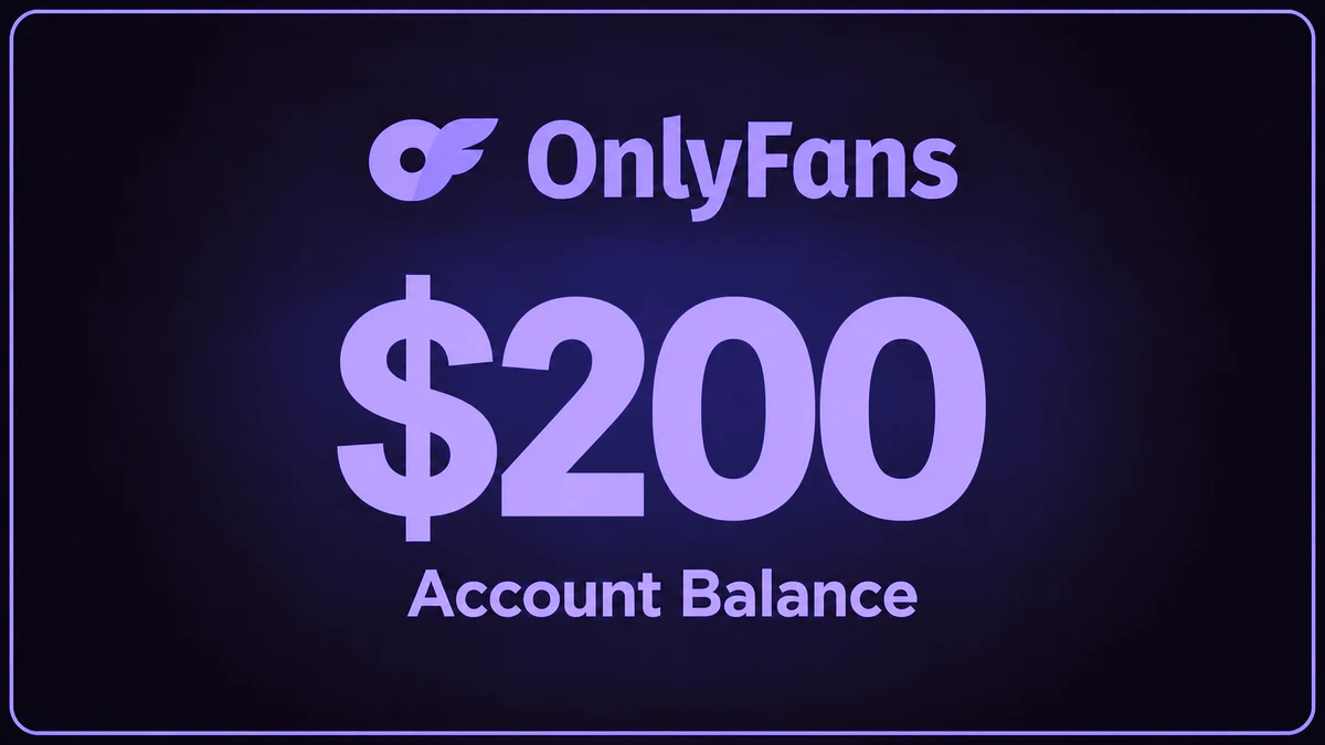 OnlyFans Balance $200